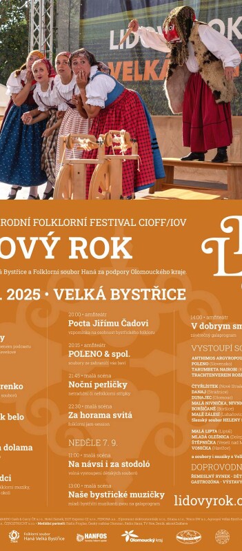 Pozvánka na Lidový rok do Velké Bystřice
