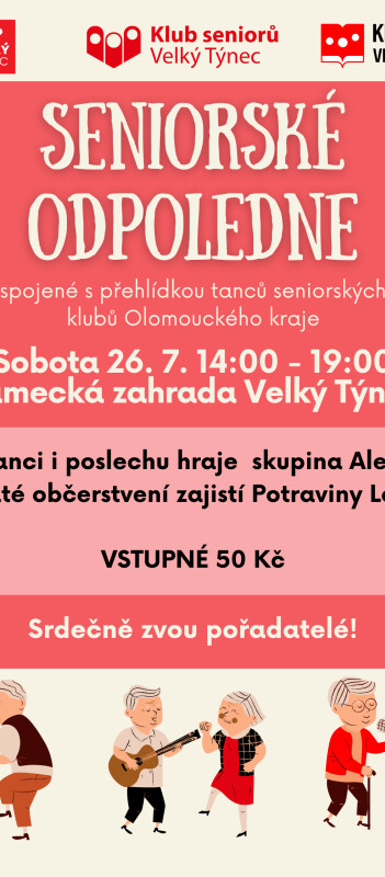 Společenské odpoledne pro seniory