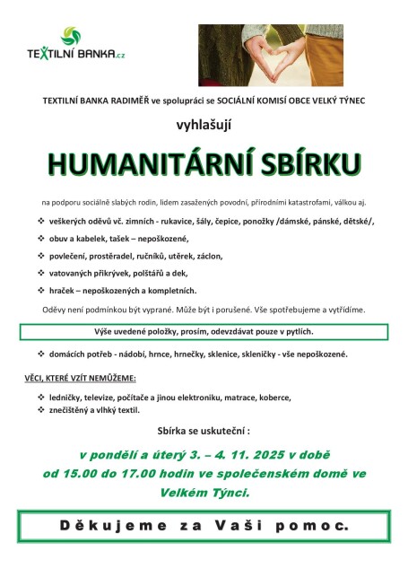 Humanitarní sbírka