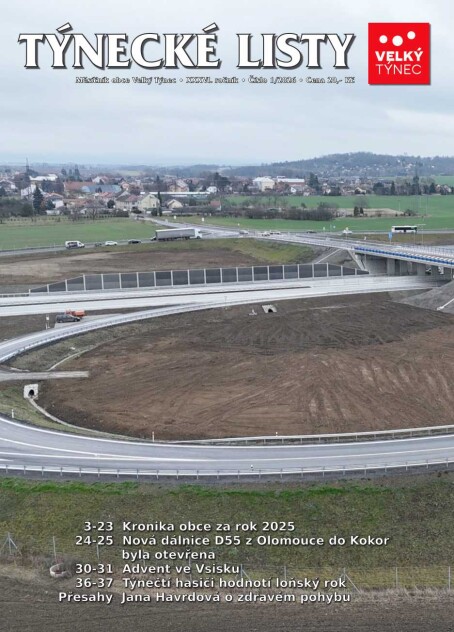 První číslo Týneckých listů roku 2026 se již tiskne!!!