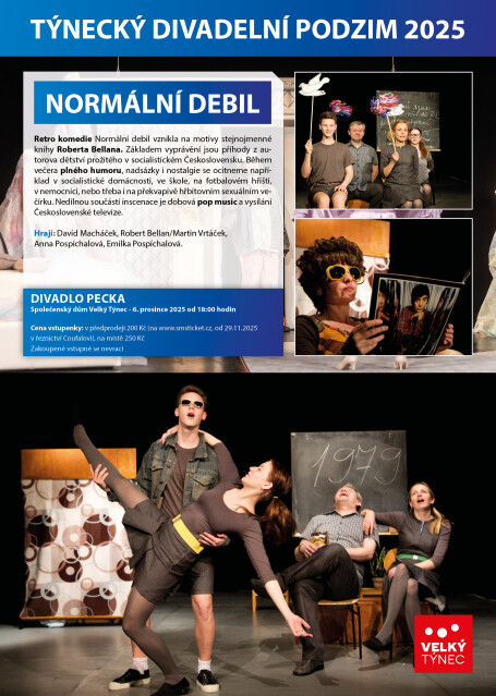 V Řeznictví Coufalovi probíhá předprodej vstupenek na divadelní hru Roberta Bellana Normální debil