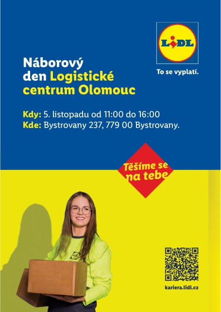 Náborový den - LIDL - Logistické centrum Olomouc