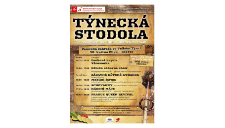 Týnecká stodola - tvarůžkové slavnosti, kácení máje, dětský den