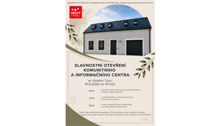 Slavnostní otevření komunitního a informačního centra
