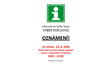 Upozornění pro občany!