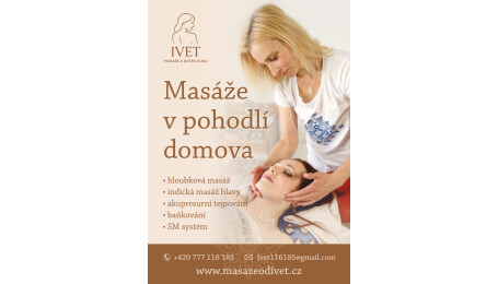 Masáže v pohodlí domova