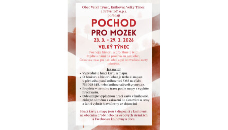 Pochod pro mozek - Velký Týnec 2026