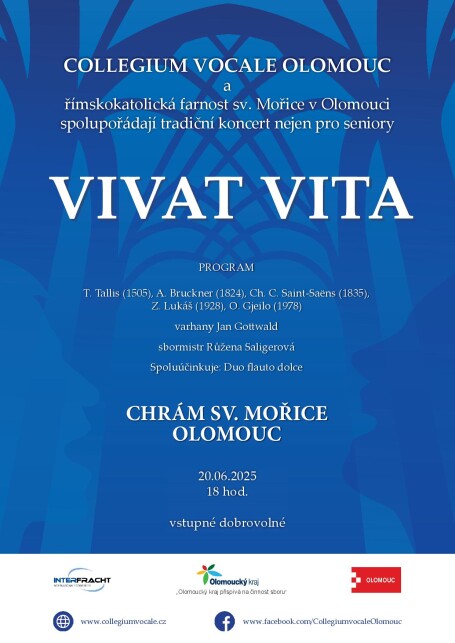 Pozvánka na koncert nejen pro seniory VIVAT VITA