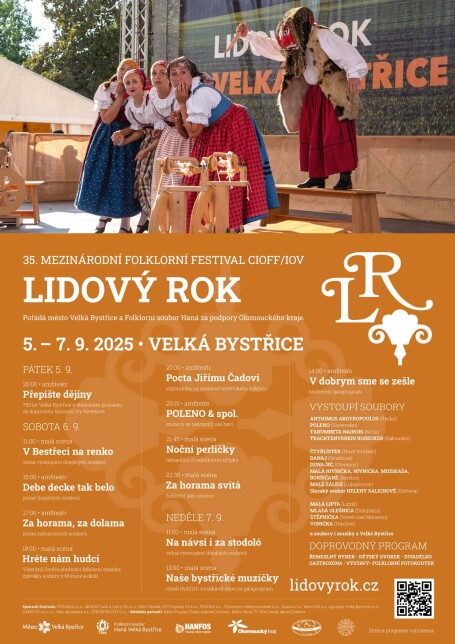 Pozvánka na Lidový rok do Velké Bystřice