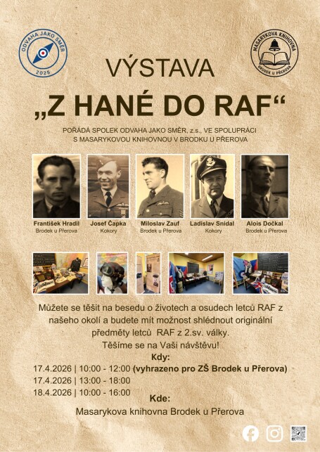 Výstava "Z HANÉ DO RAF"