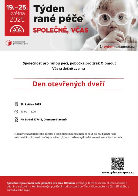 Pozvánka na den otevřených dveří - Týden rané péče