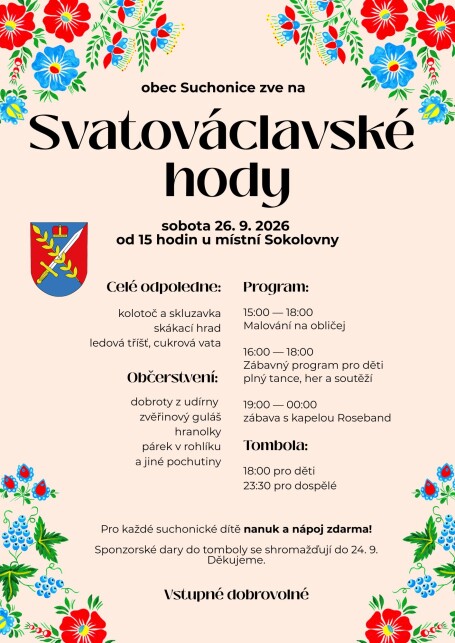 Svatováclavské hody Suchonice
