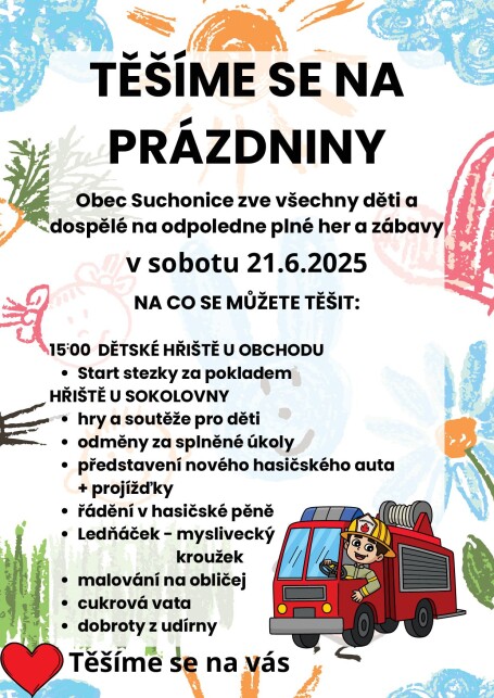 Pozvánka na odpoledné plné her a zábavy