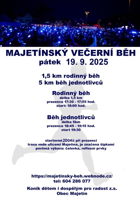 Majetínský večerní běh